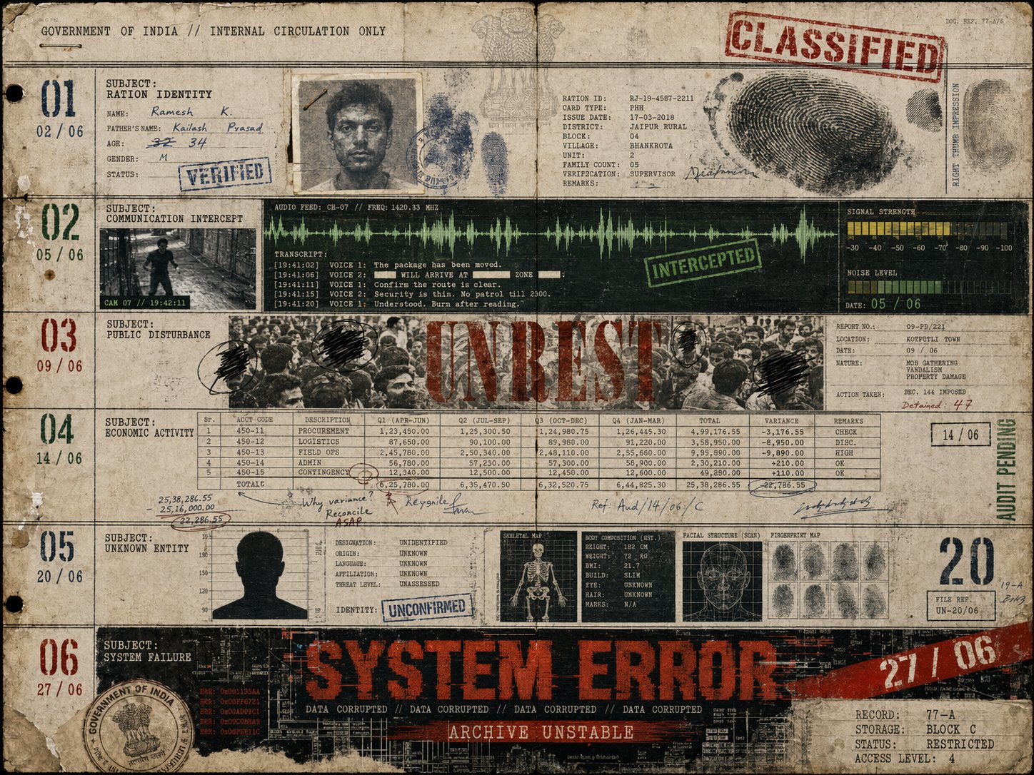 Bureaucratic Dystopia — Government File — GPT Image 2.0 example