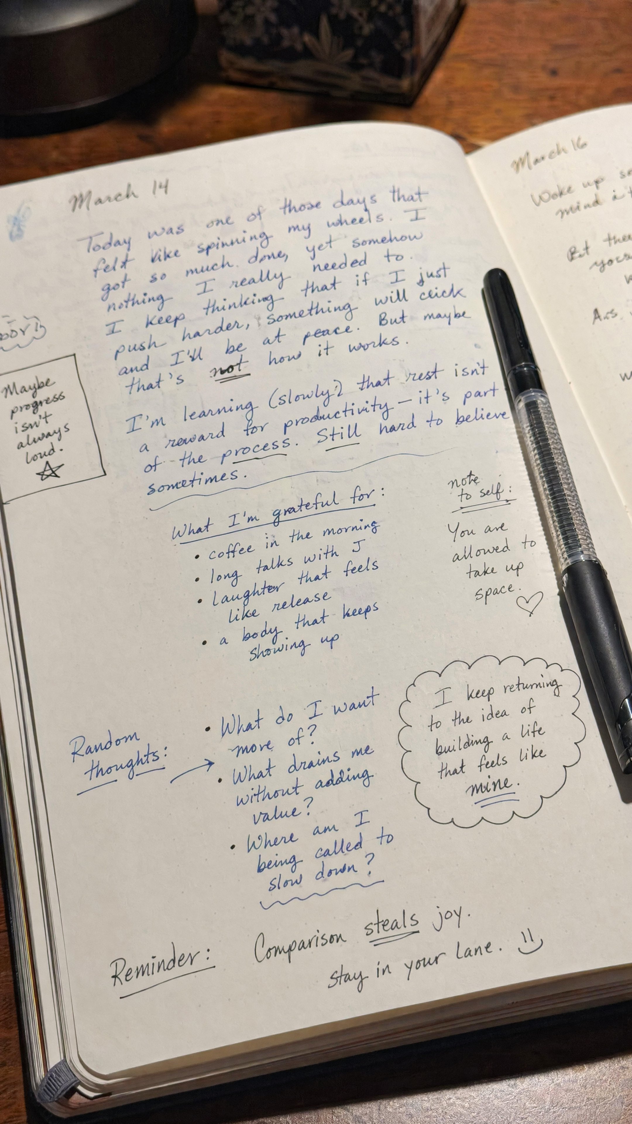 Handwritten Personal Journal — GPT Image 2.0 example