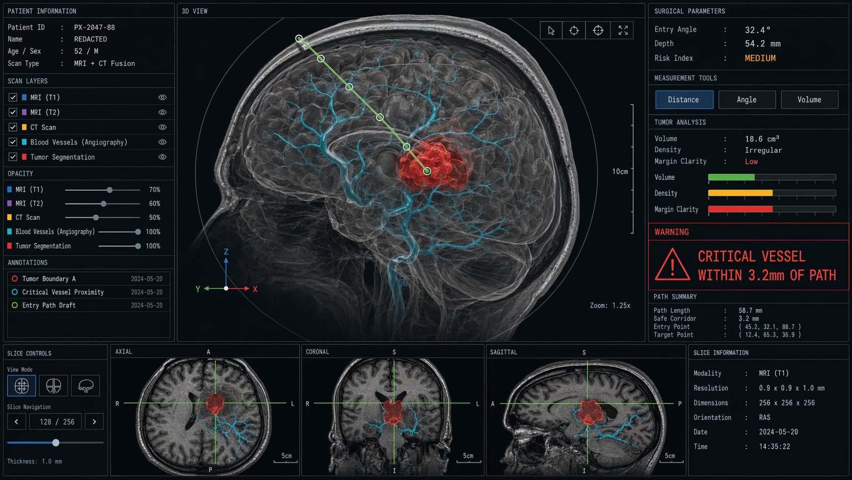 Neurosurgical Planning System — GPT Image 2.0 example